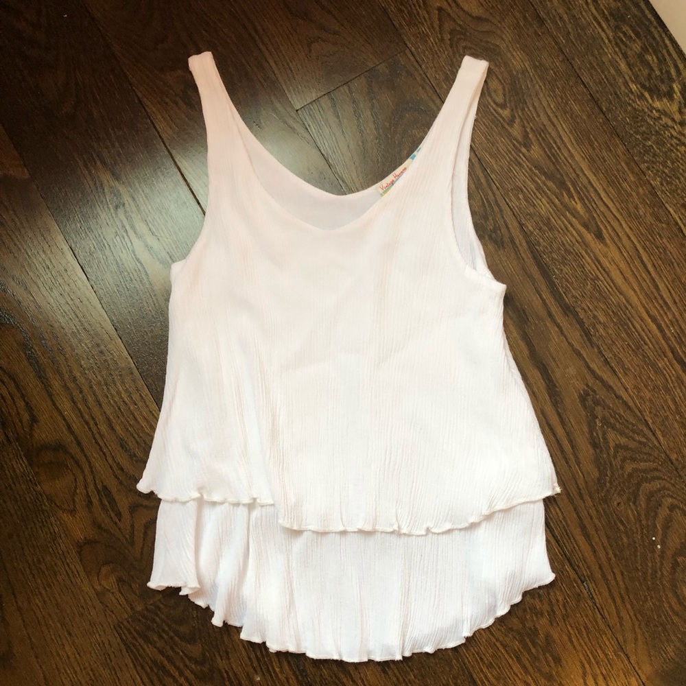 White Vintage Havana Tank Top